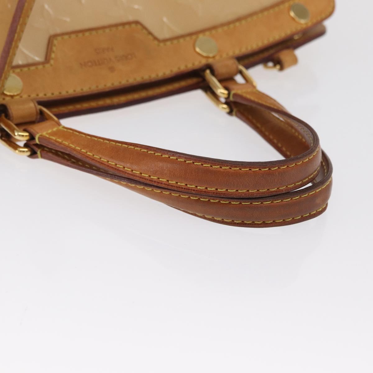 LOUIS VUITTON Monogram Vernis Blair MM Hand Bag Rose Velur M91588 Auth BA10196