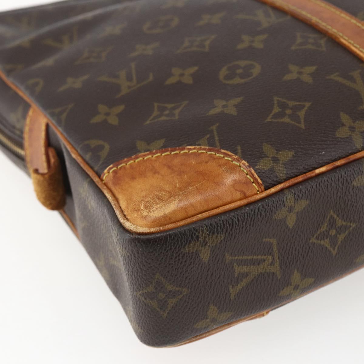 LOUIS VUITTON Monogram Porte Documents Voyage Business Bag M53361 Auth BA10198