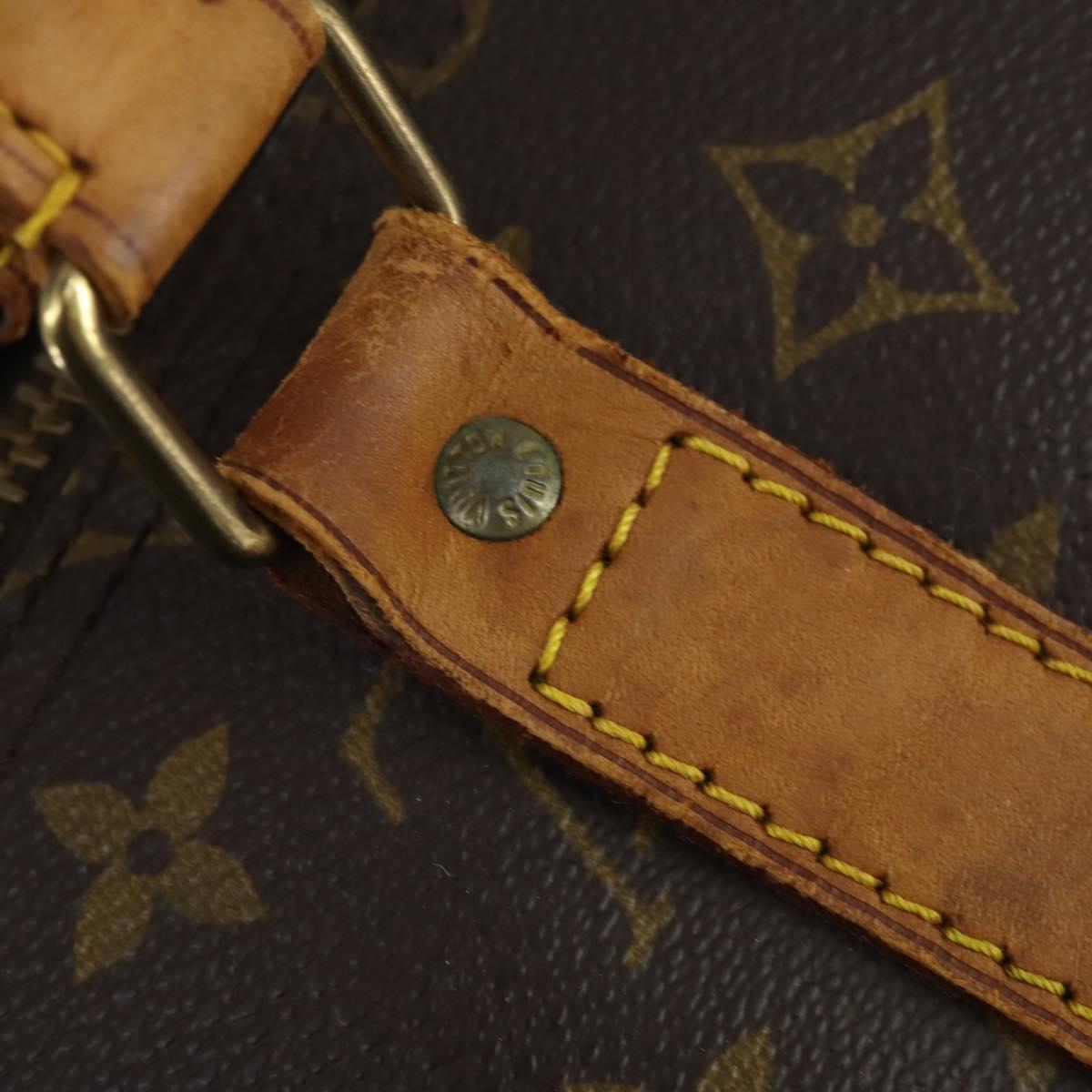 LOUIS VUITTON Monogram Keepall 55 Boston Bag M41424 LV Auth BA10200