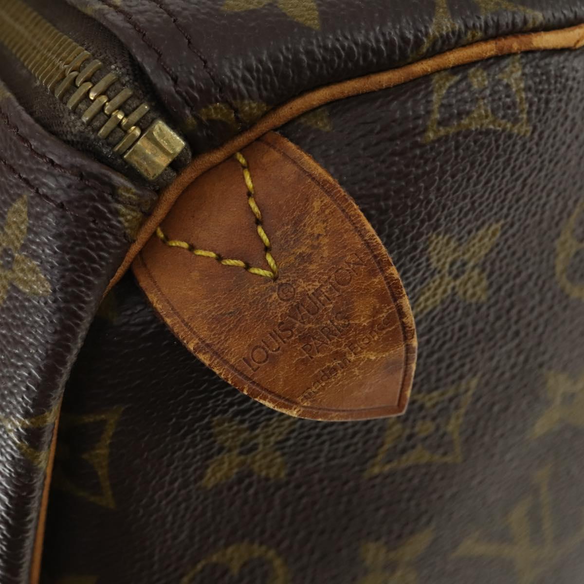 LOUIS VUITTON Monogram Keepall 55 Boston Bag M41424 LV Auth BA10200