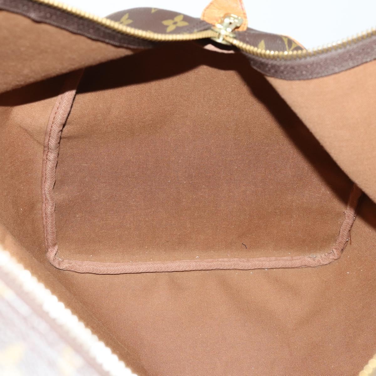 LOUIS VUITTON Monogram Keepall 55 Boston Bag M41424 LV Auth BA10200