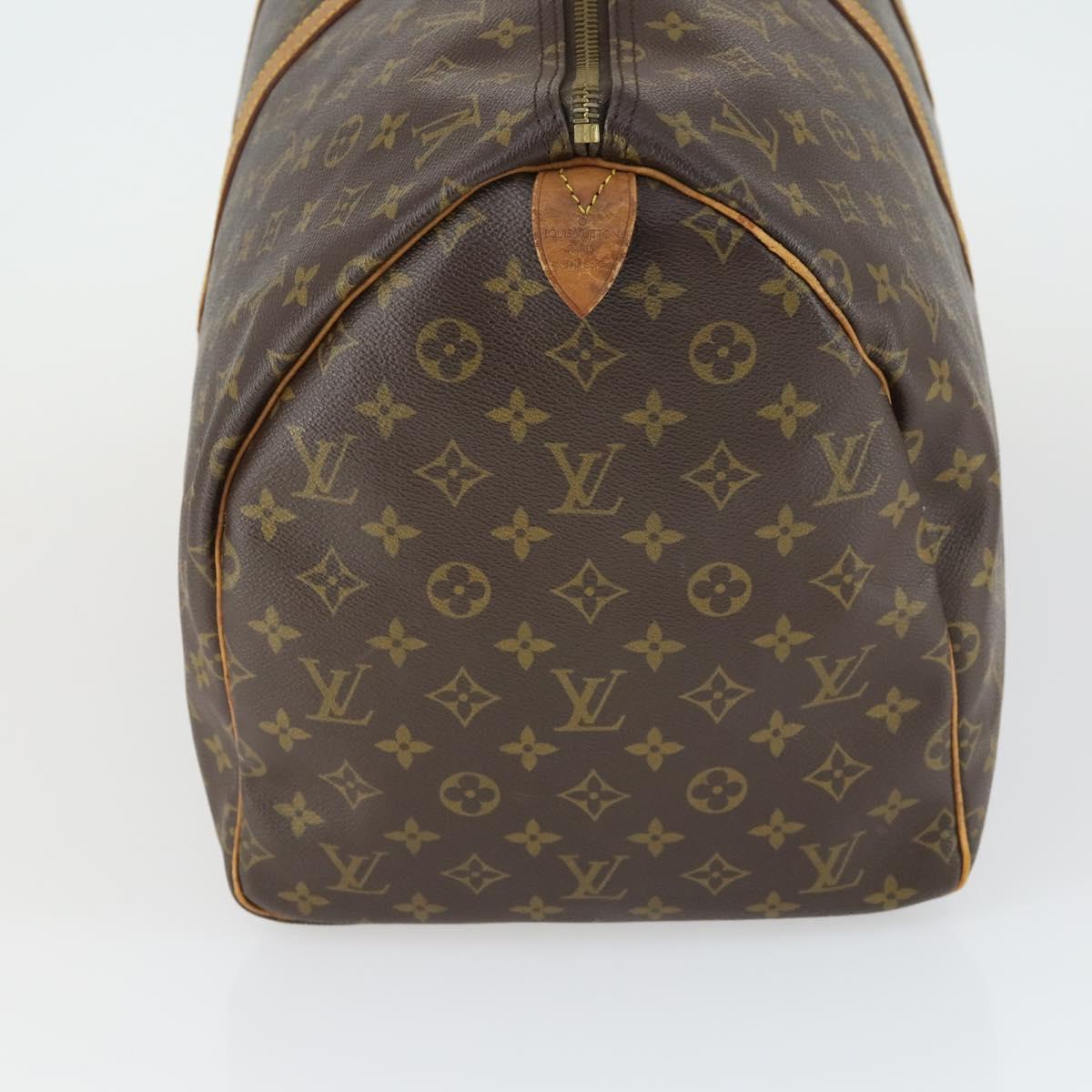 LOUIS VUITTON Monogram Keepall 55 Boston Bag M41424 LV Auth BA10200