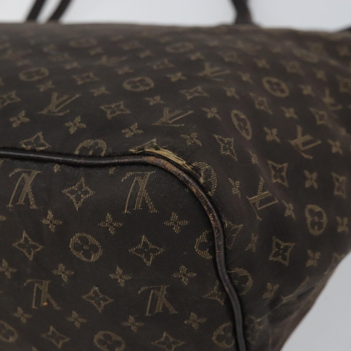 LOUIS VUITTON Monogram Idylle Neverfull MM Tote Bag Brown M40513 LV Auth BA10201