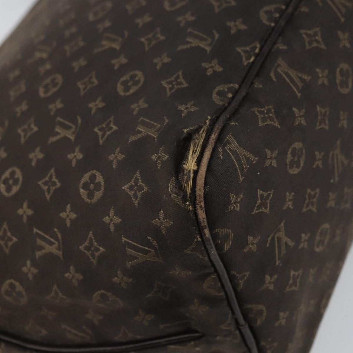 LOUIS VUITTON Monogram Idylle Neverfull MM Tote Bag Brown M40513 LV Auth BA10201