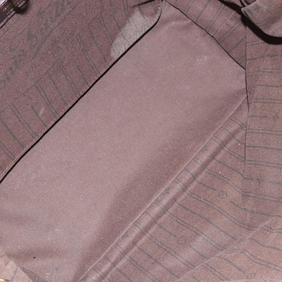 LOUIS VUITTON Monogram Idylle Neverfull MM Tote Bag Brown M40513 LV Auth BA10201