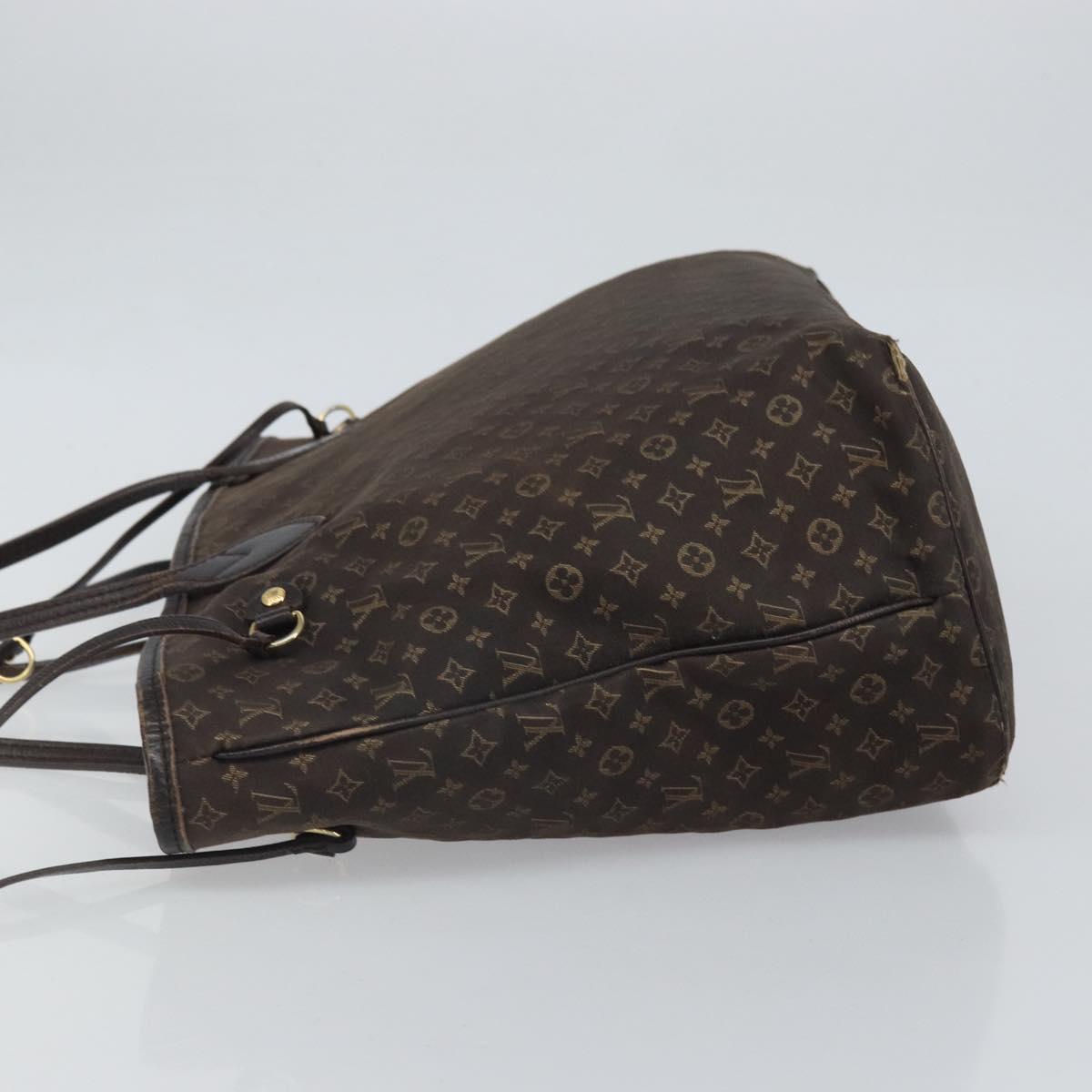 LOUIS VUITTON Monogram Idylle Neverfull MM Tote Bag Brown M40513 LV Auth BA10201