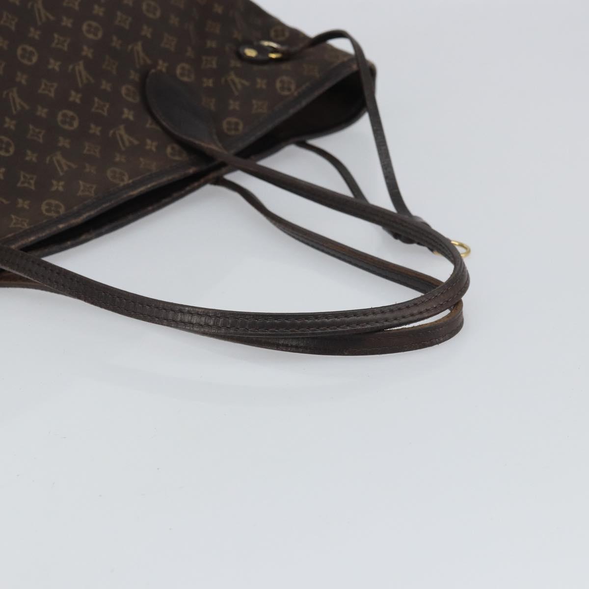 LOUIS VUITTON Monogram Idylle Neverfull MM Tote Bag Brown M40513 LV Auth BA10201