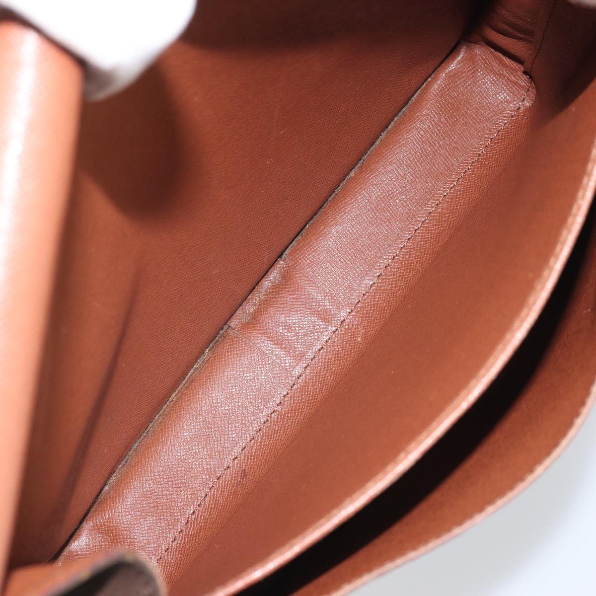 LOUIS VUITTON Monogram Cartouchiere GM Shoulder Bag M51252 LV Auth BA10210