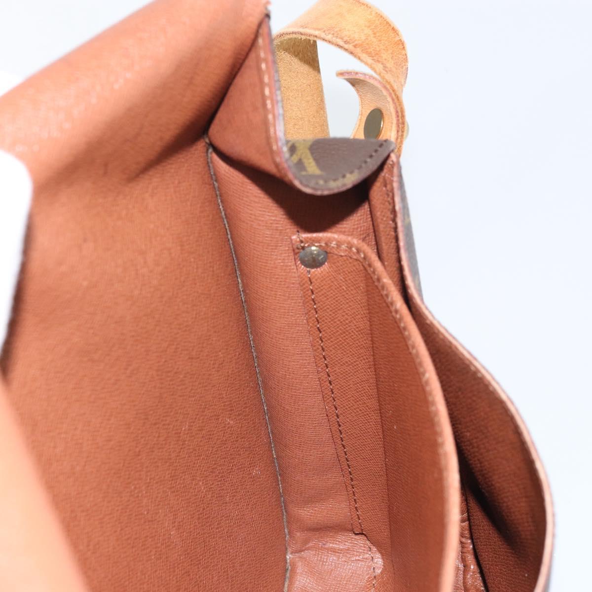 LOUIS VUITTON Monogram Cartouchiere GM Shoulder Bag M51252 LV Auth BA10210