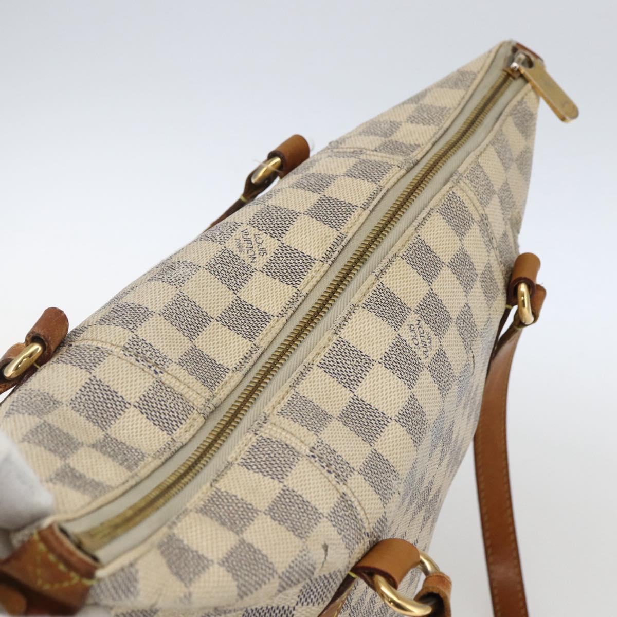 LOUIS VUITTON Damier Azur Totally MM Tote Bag N51262 LV Auth BA10217