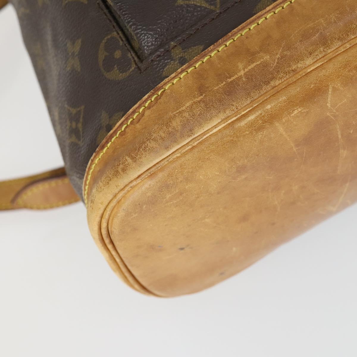 LOUIS VUITTON Monogram Montsouris MM Backpack M51136 LV Auth BA10222
