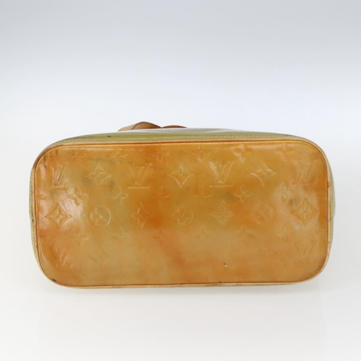 LOUIS VUITTON Monogram Vernis Houston Hand Bag Gris M91053 LV Auth BA10224