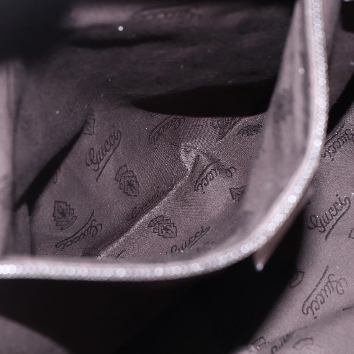 GUCCI GG Implementation Tote Bag Gray Silver 231120 Auth BA10239