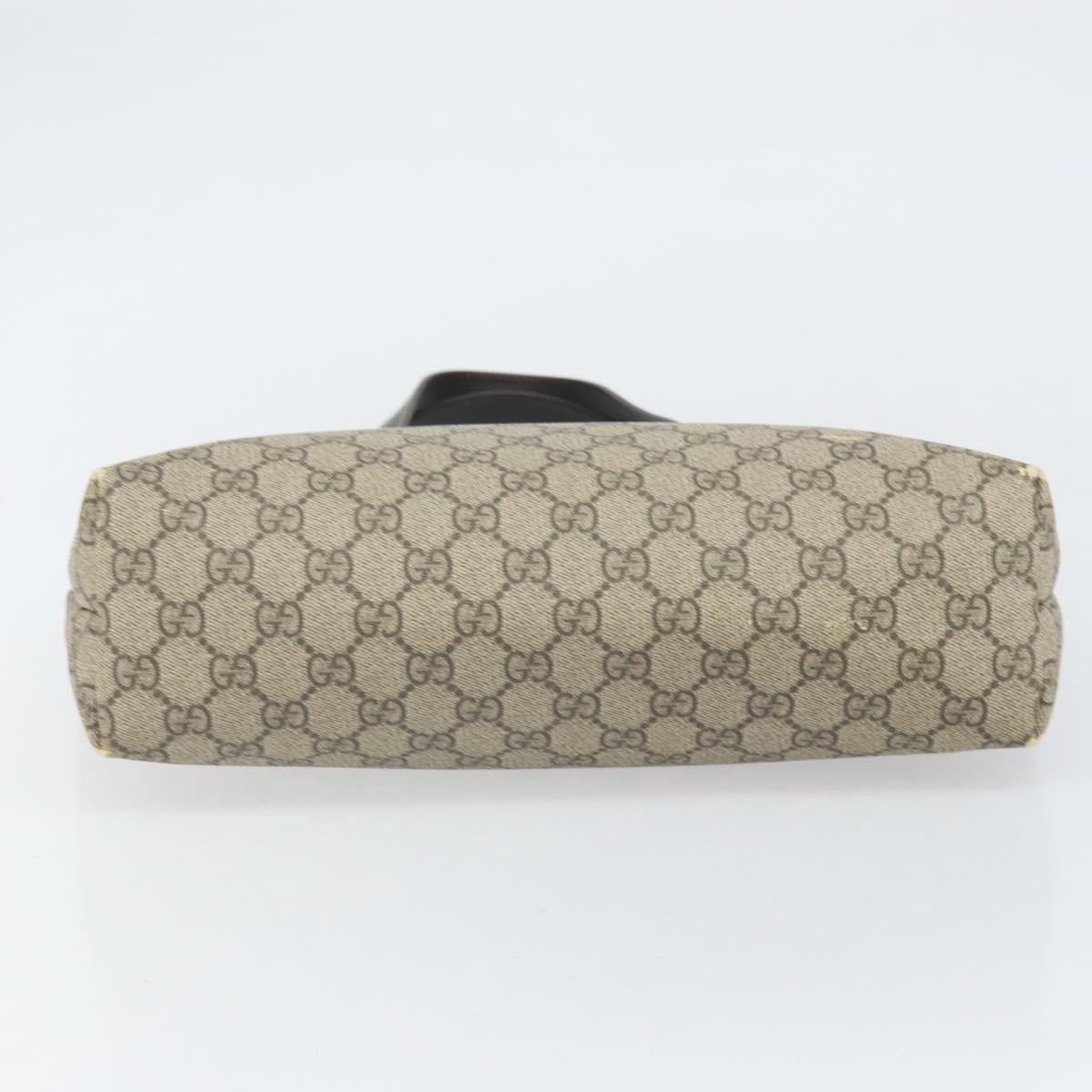 GUCCI GG Supreme Tote Bag PVC Beige 211138 Auth BA10250
