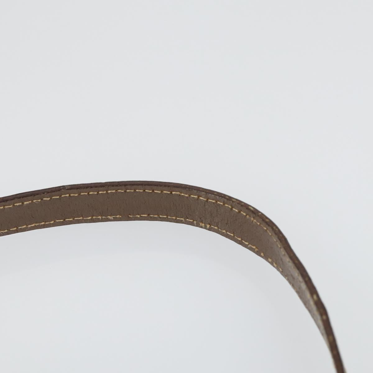 GUCCI GG Supreme Web Sherry Line Bag PVC Beige Red 001 58 6594 Auth BA10260