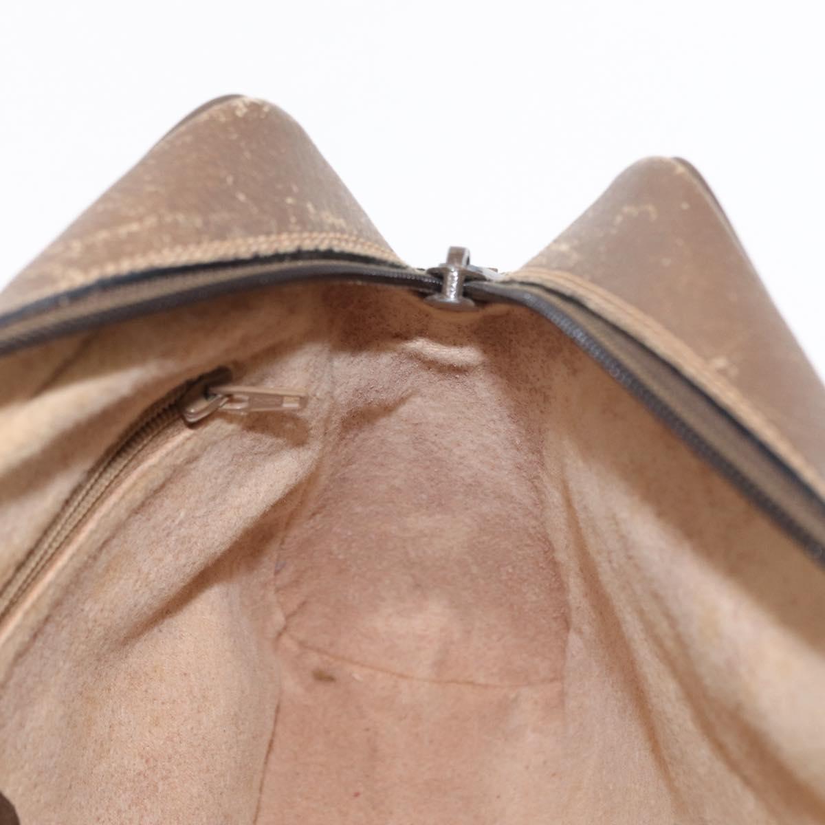 GUCCI GG Supreme Web Sherry Line Bag PVC Beige Red 68 02 005 Auth BA10261