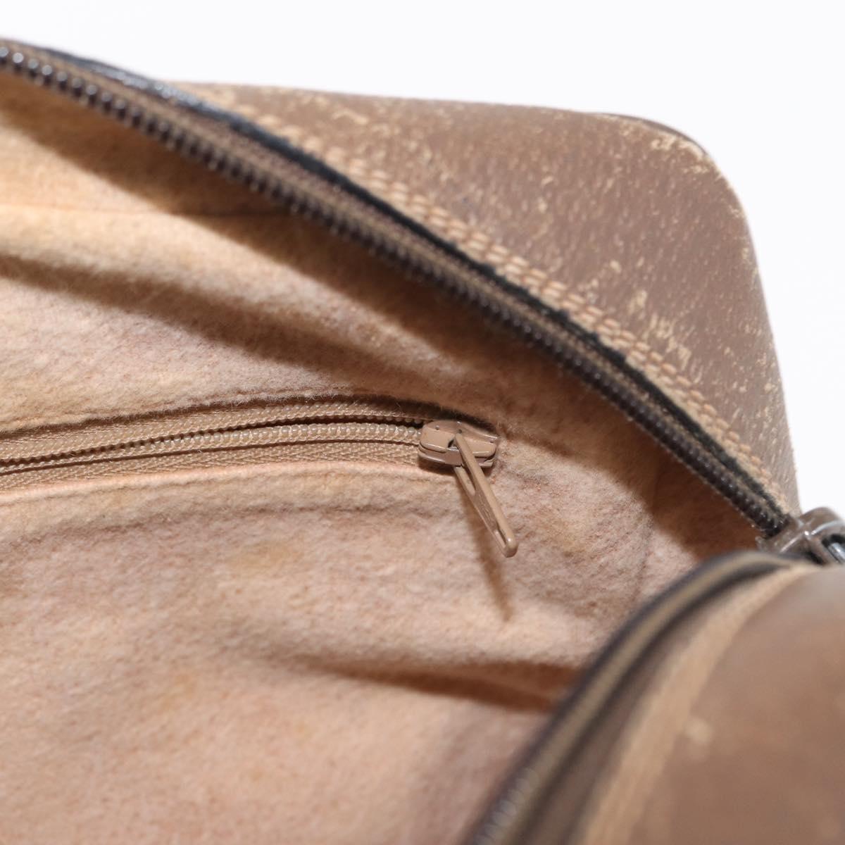 GUCCI GG Supreme Web Sherry Line Bag PVC Beige Red 68 02 005 Auth BA10261