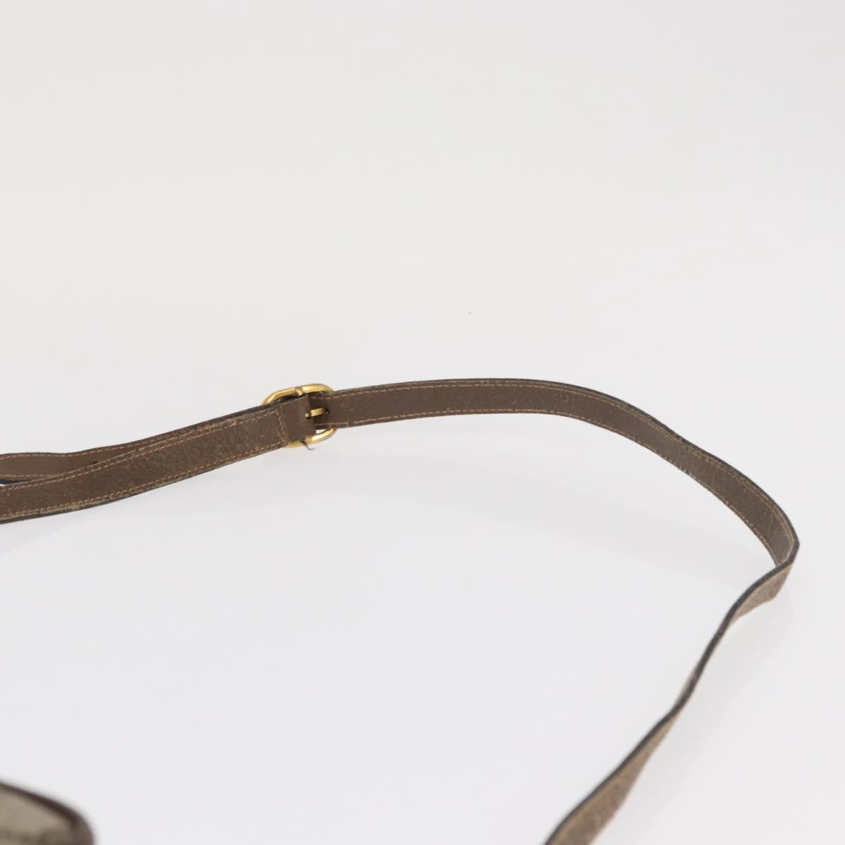 GUCCI GG Supreme Web Sherry Line Bag PVC Beige Red 68 02 005 Auth BA10261