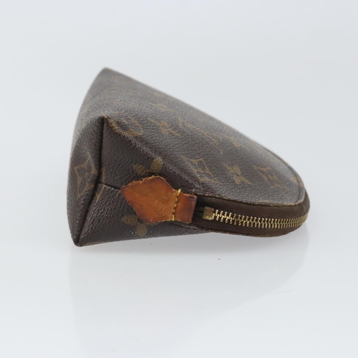 LOUIS VUITTON Monogram Pochette Cosmetic PM Cosmetic Pouch M47515 Auth BA10286