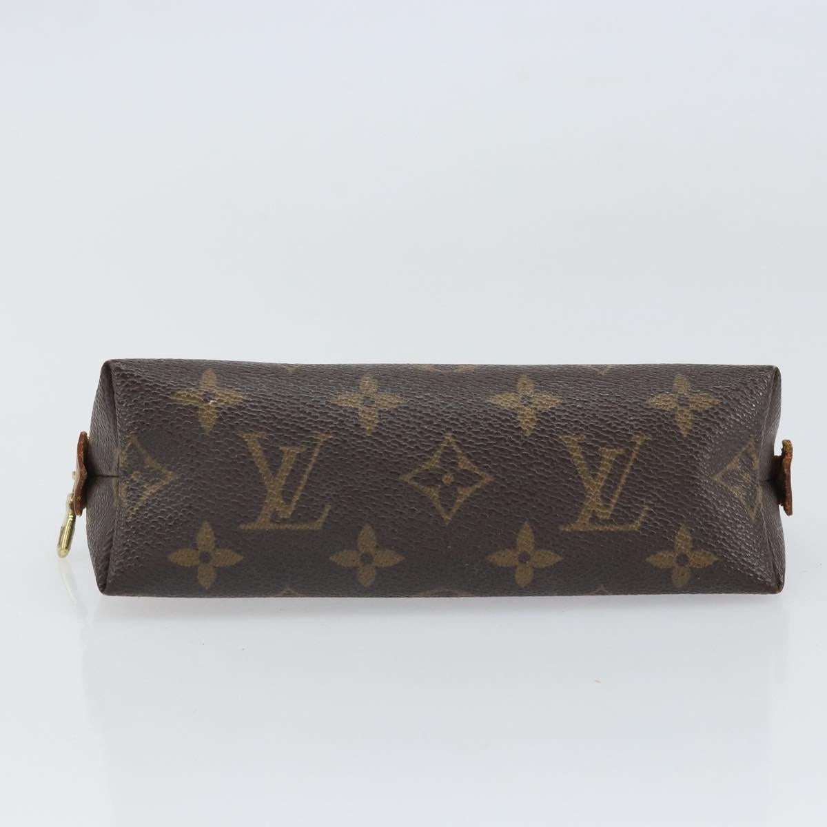 LOUIS VUITTON Monogram Pochette Cosmetic PM Cosmetic Pouch M47515 Auth BA10286