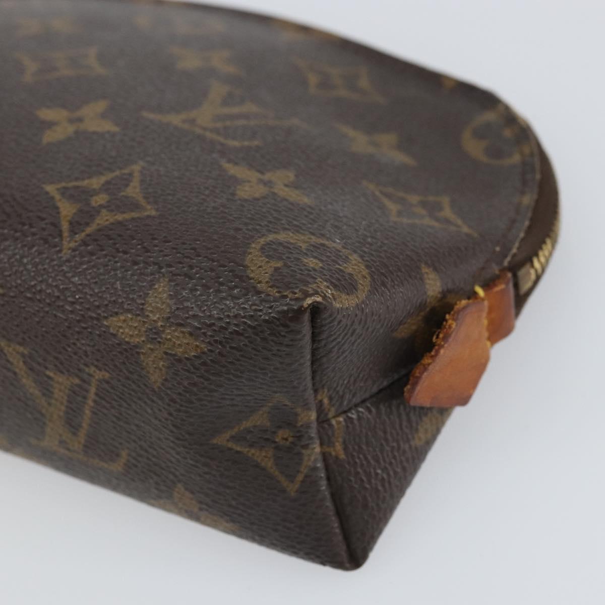 LOUIS VUITTON Monogram Pochette Cosmetic PM Cosmetic Pouch M47515 Auth BA10286