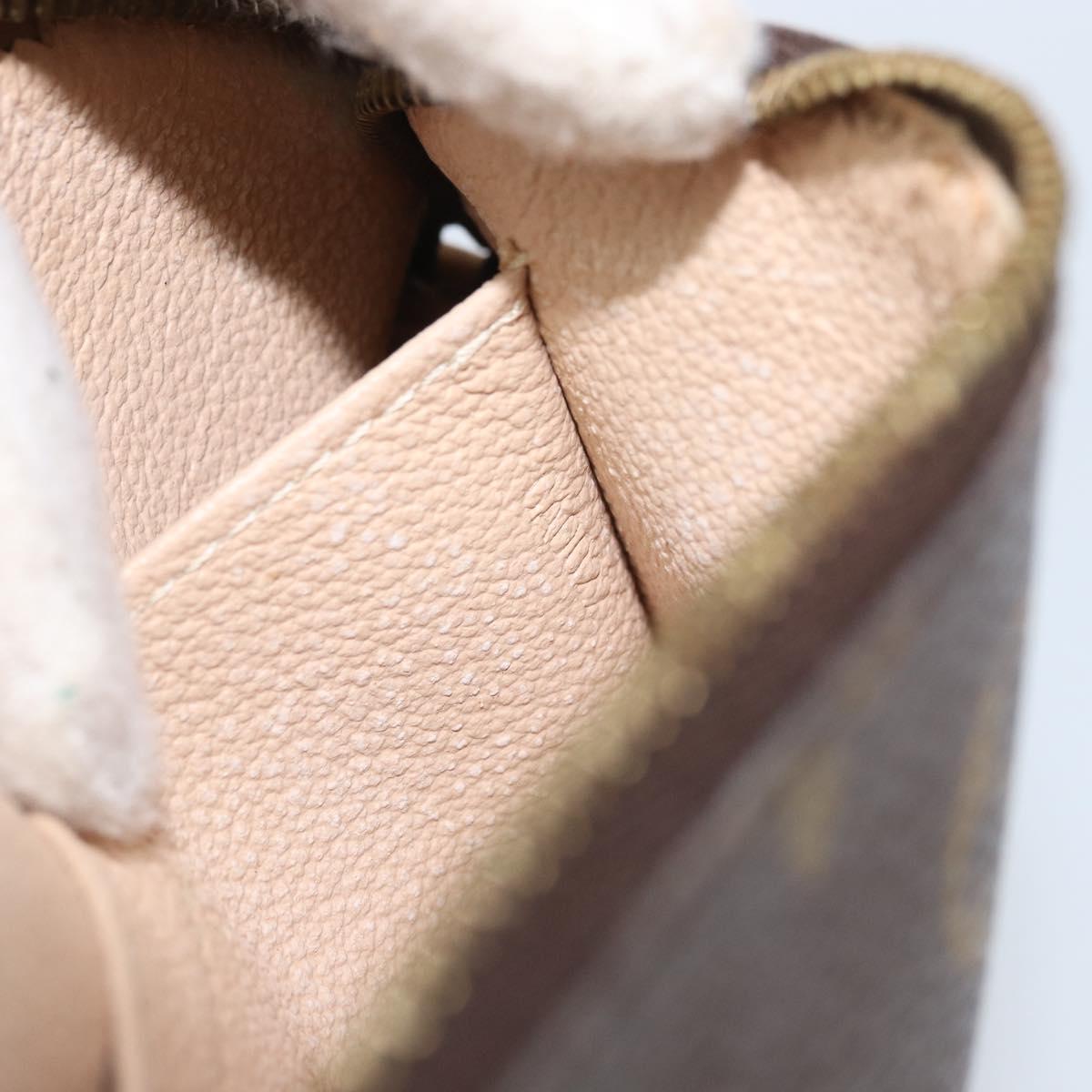 LOUIS VUITTON Monogram Pochette Cosmetic PM Cosmetic Pouch M47515 Auth BA10287