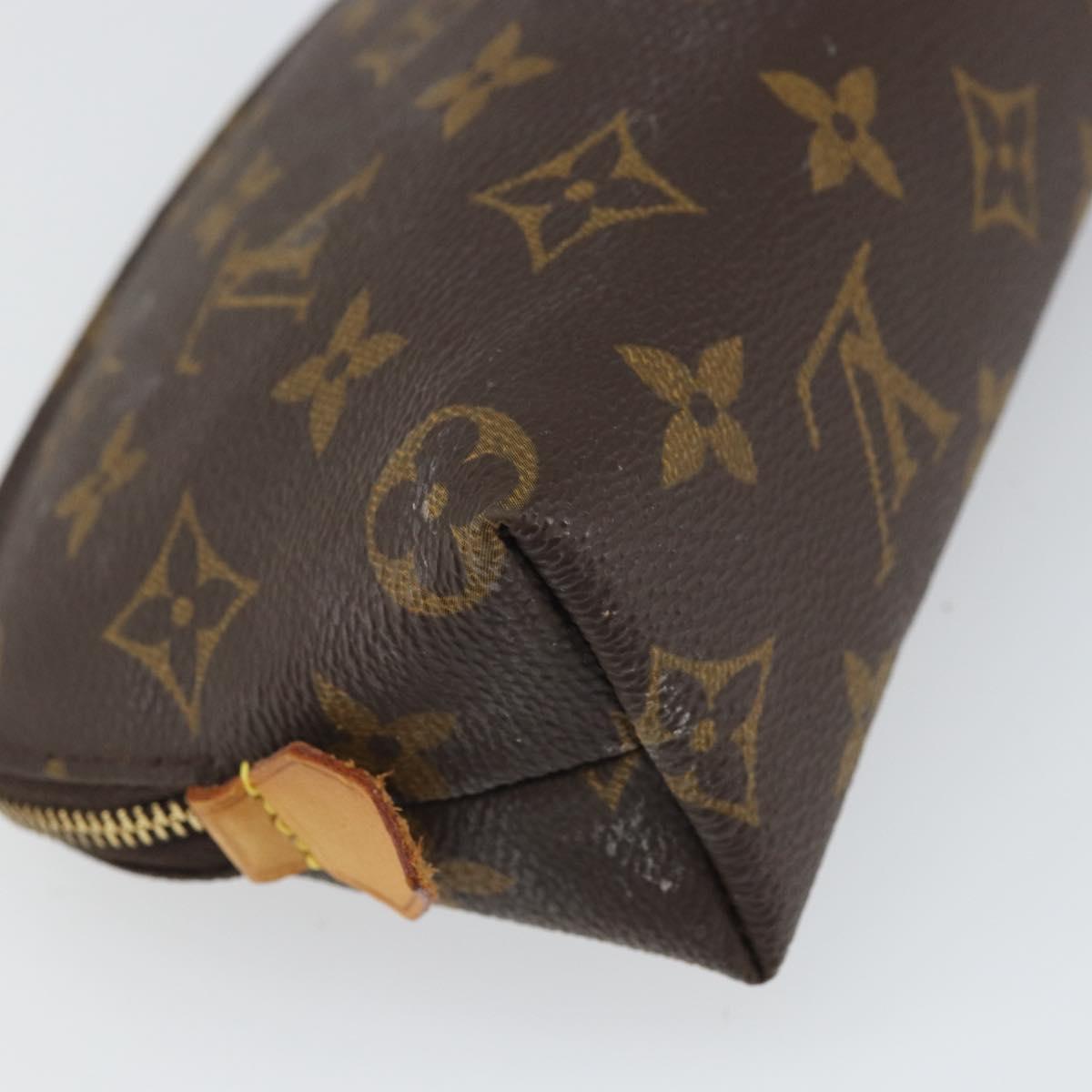 LOUIS VUITTON Monogram Pochette Cosmetic PM Cosmetic Pouch M47515 Auth BA10288
