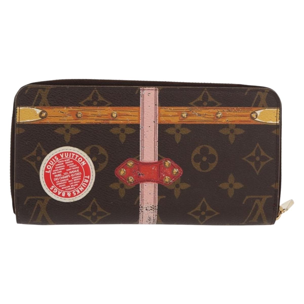 LOUIS VUITTON Monogram Summer Trunk Zippy Wallet Long Wallet M62616 Auth BA10295