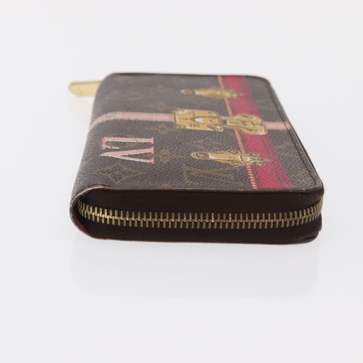 LOUIS VUITTON Monogram Summer Trunk Zippy Wallet Long Wallet M62616 Auth BA10295