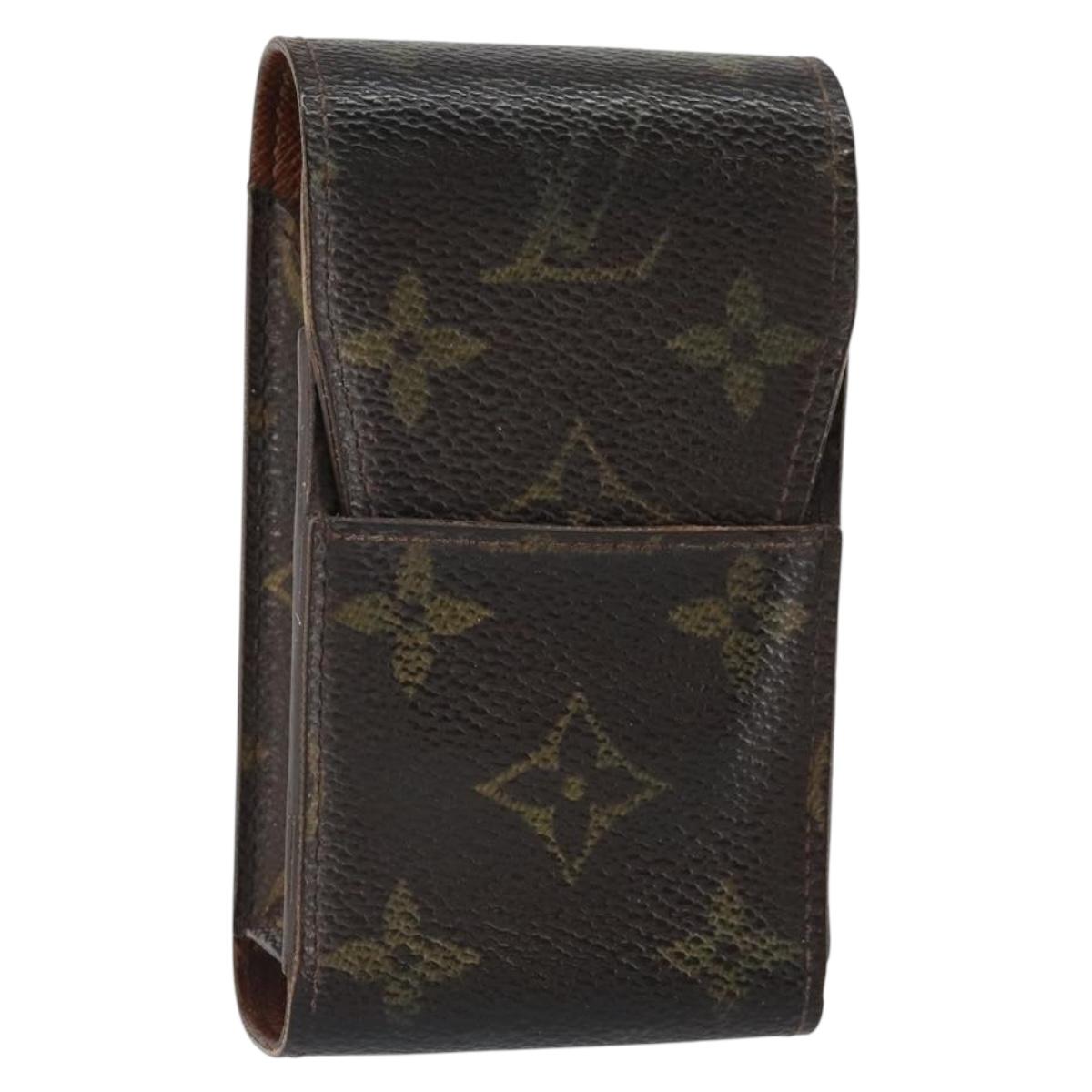 LOUIS VUITTON Monogram Etui Cigarette Case M63024 LV Auth BA10297