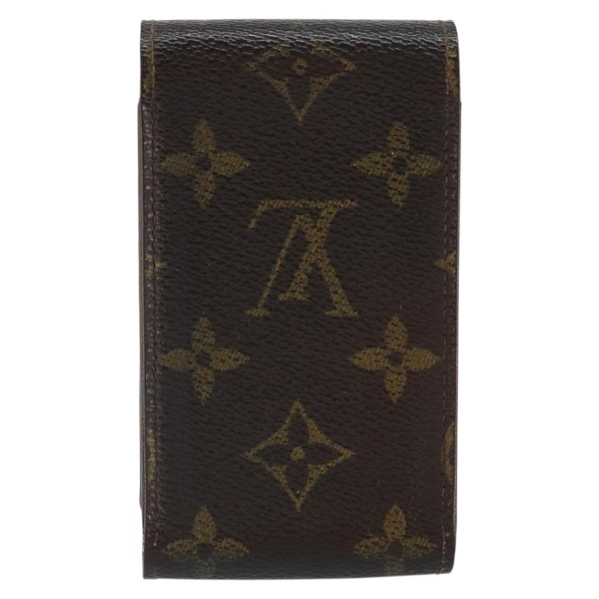 LOUIS VUITTON Monogram Etui Cigarette Case M63024 LV Auth BA10297