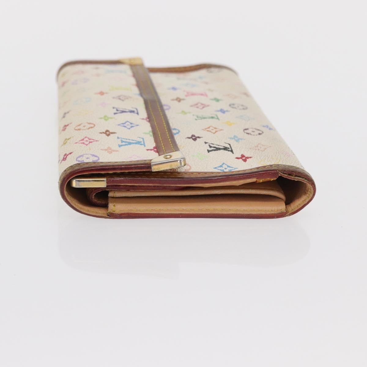 LOUIS VUITTON Multicolor Porte Tresor International Wallet M92659 Auth BA10304