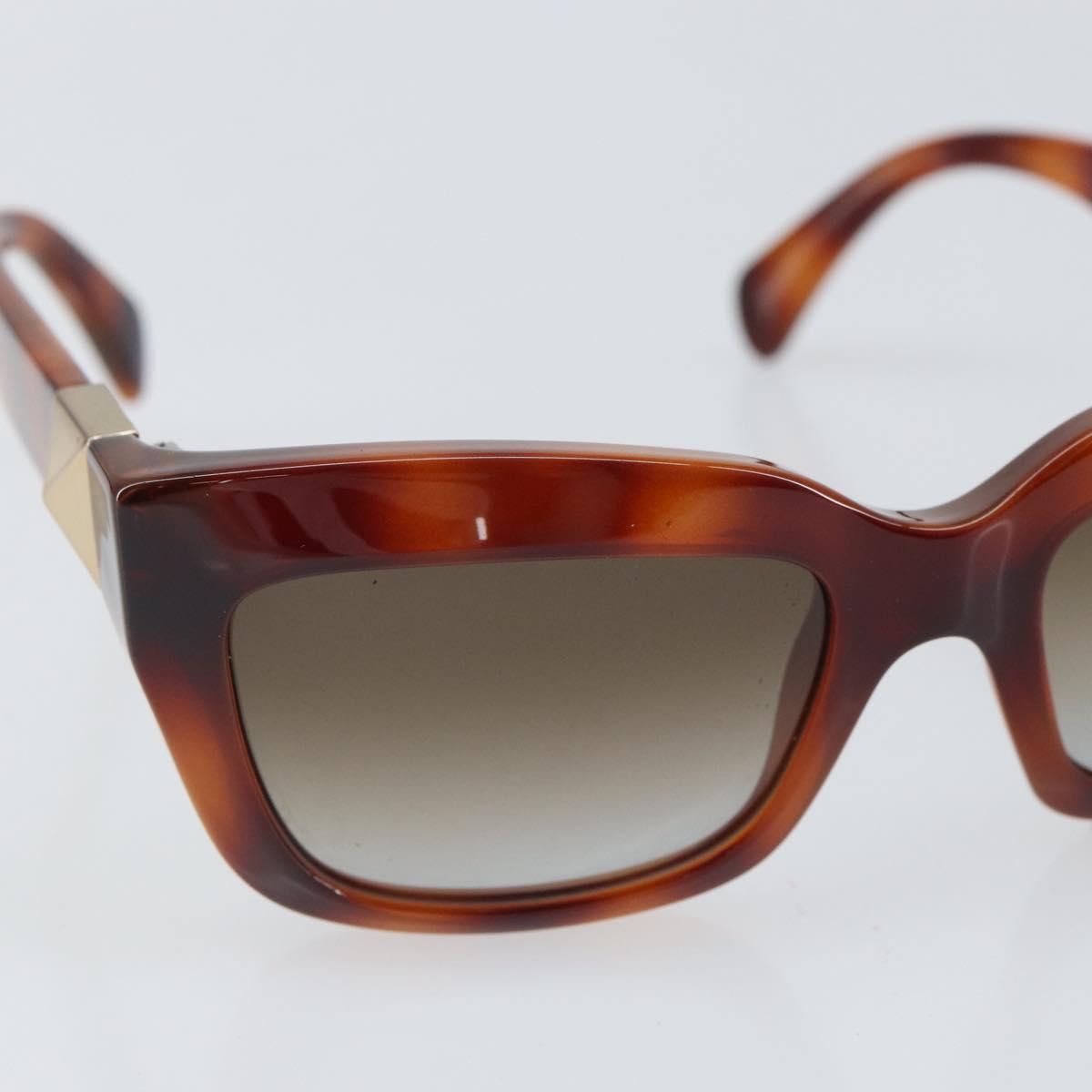 VALENTINO Sunglasses plastic Brown Auth BA10306