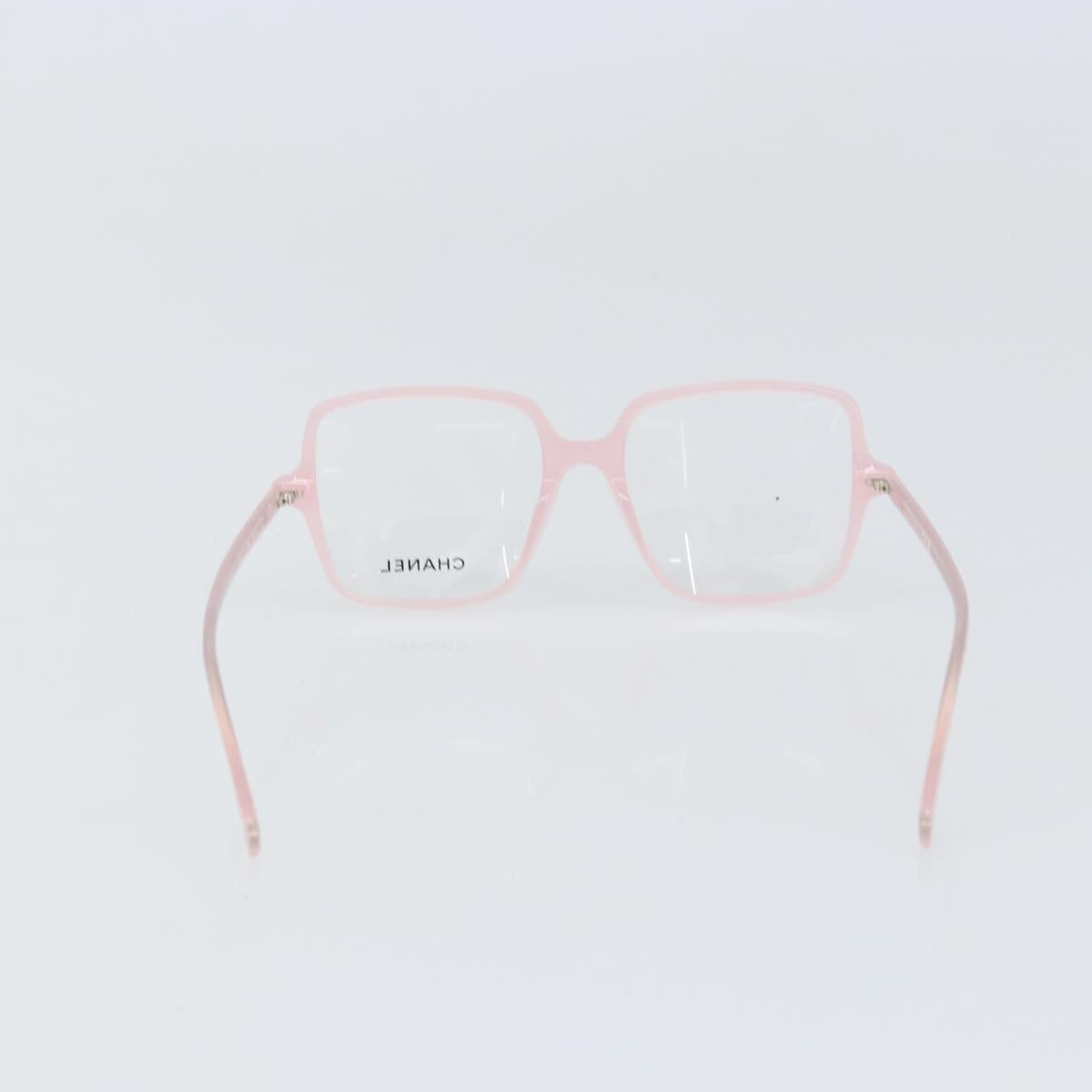 CHANEL Glasses plastic Pink CC Auth BA10307