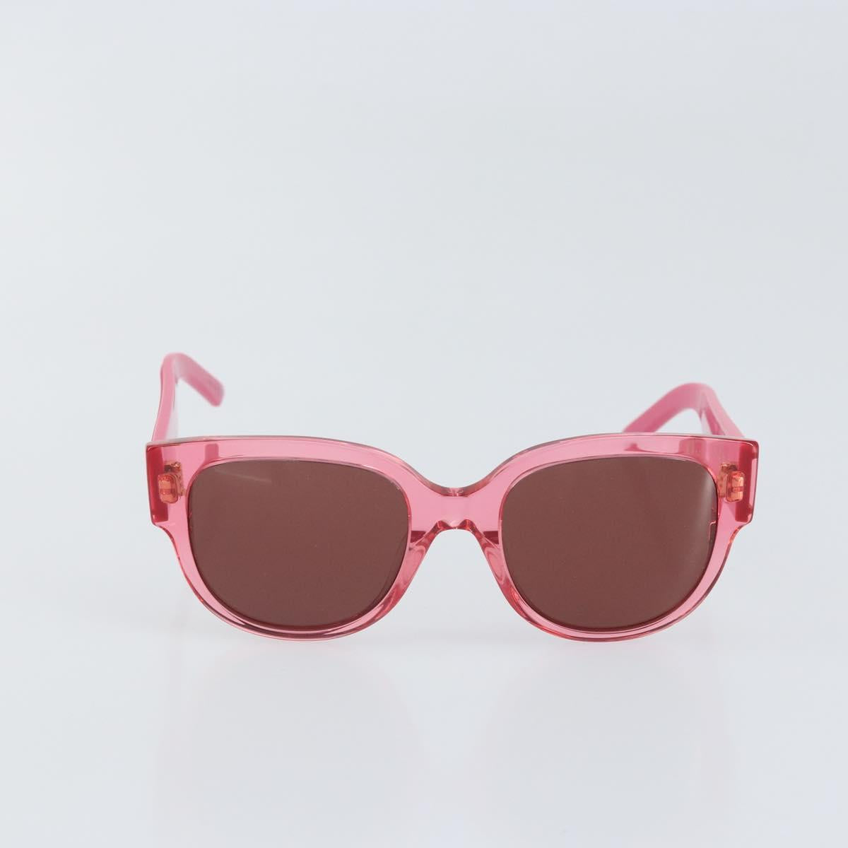 Christian Dior Sunglasses Rubber Plastic Pink Auth BA10310M