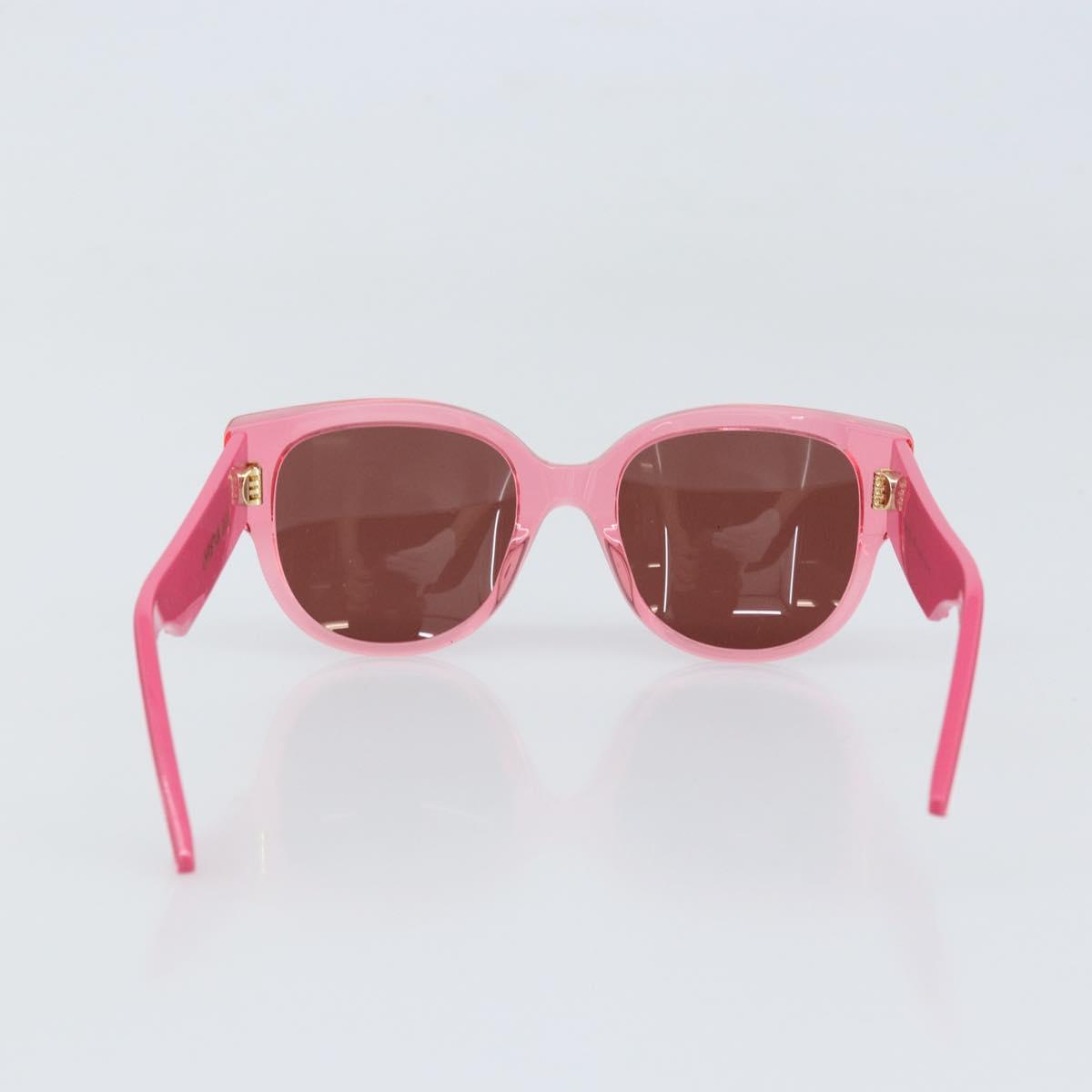 Christian Dior Sunglasses Rubber Plastic Pink Auth BA10310M
