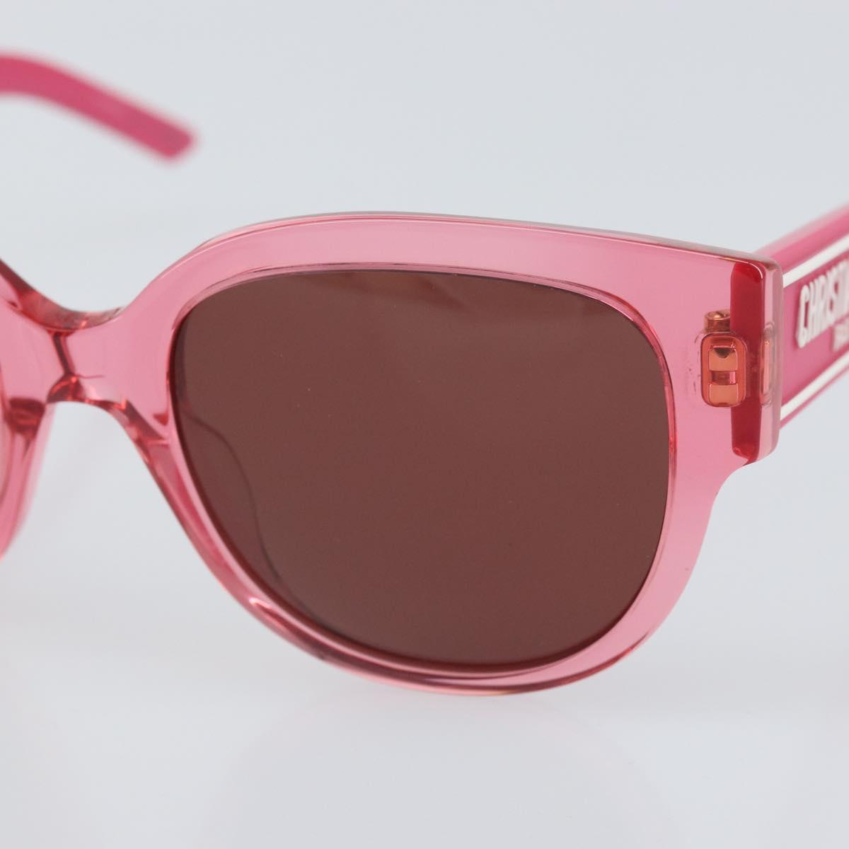Christian Dior Sunglasses Rubber Plastic Pink Auth BA10310M