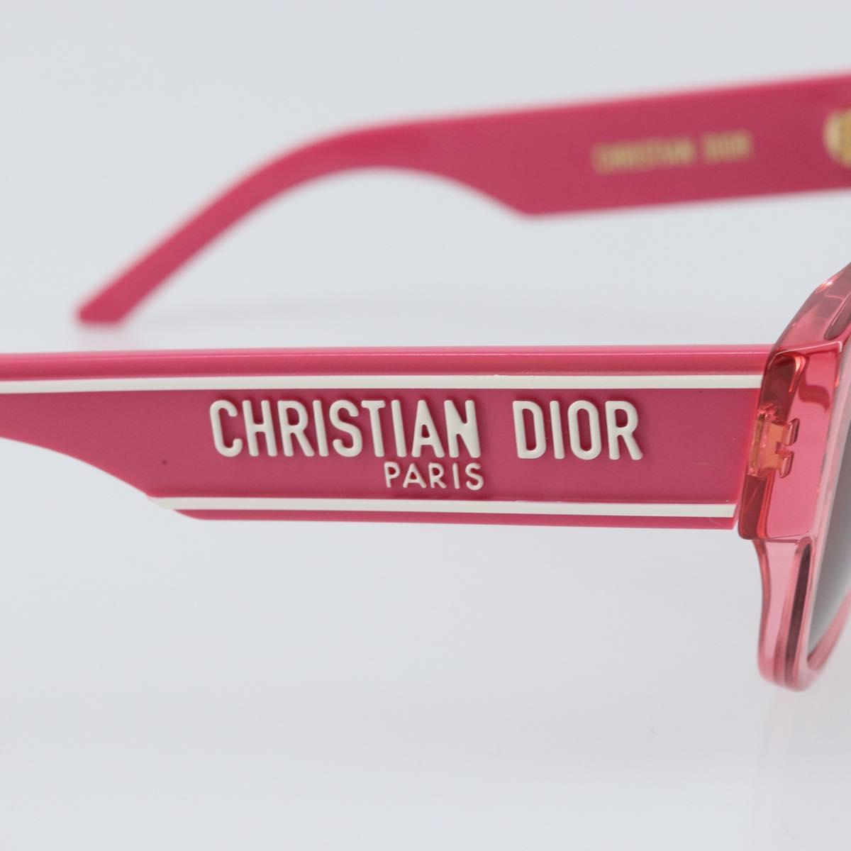 Christian Dior Sunglasses Rubber Plastic Pink Auth BA10310M
