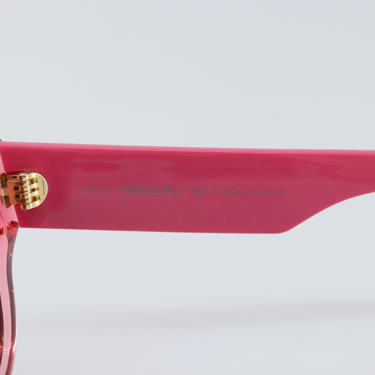 Christian Dior Sunglasses Rubber Plastic Pink Auth BA10310M