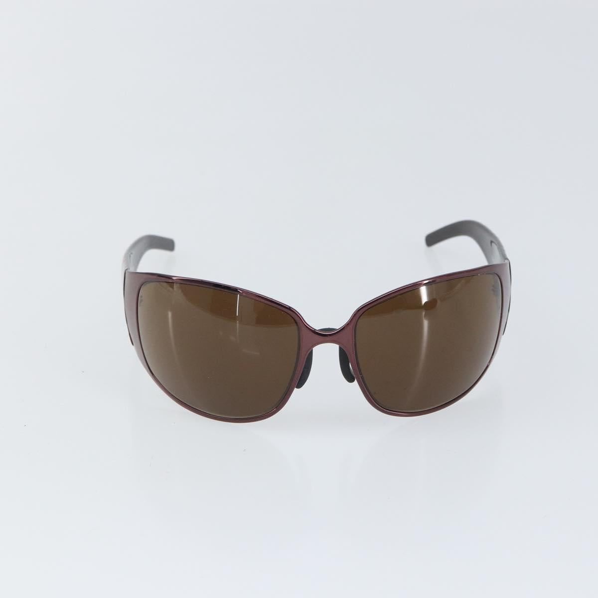 FENDI Zucca Sunglasses plastic Pink Auth BA10312