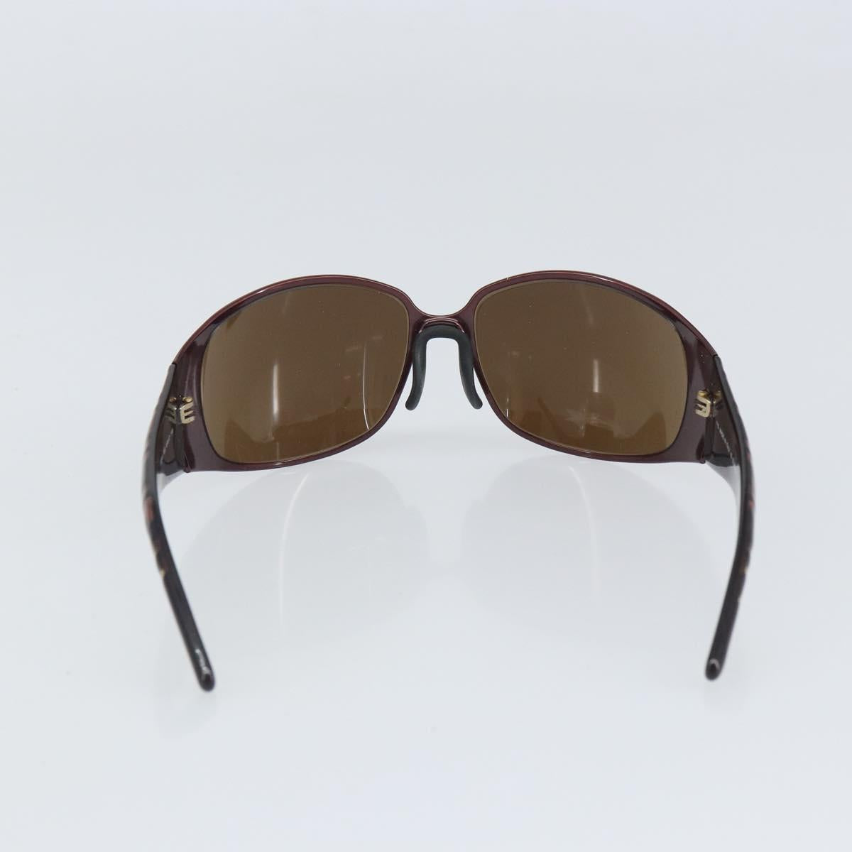 FENDI Zucca Sunglasses plastic Pink Auth BA10312