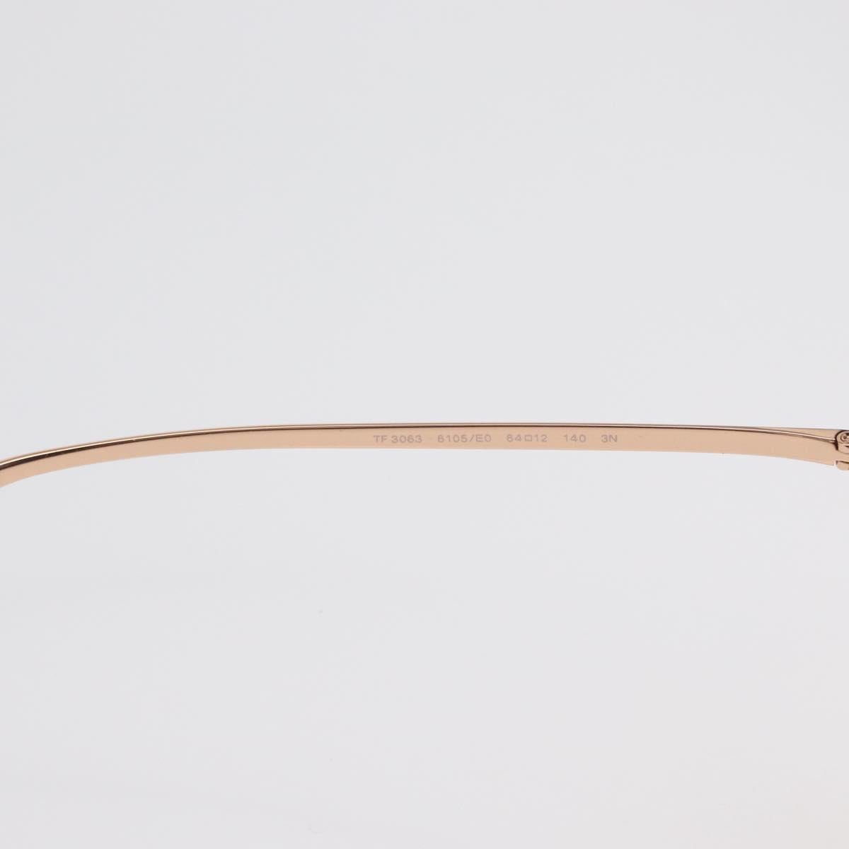 TIFFANY&Co. Sunglasses metal Gold Tone Auth BA10318