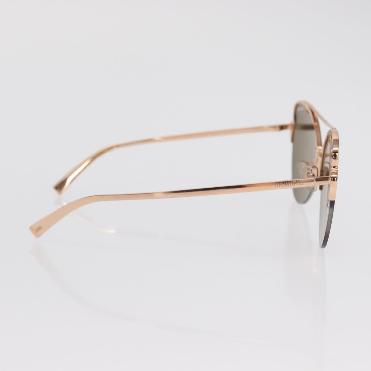 TIFFANY&Co. Sunglasses metal Gold Tone Auth BA10318