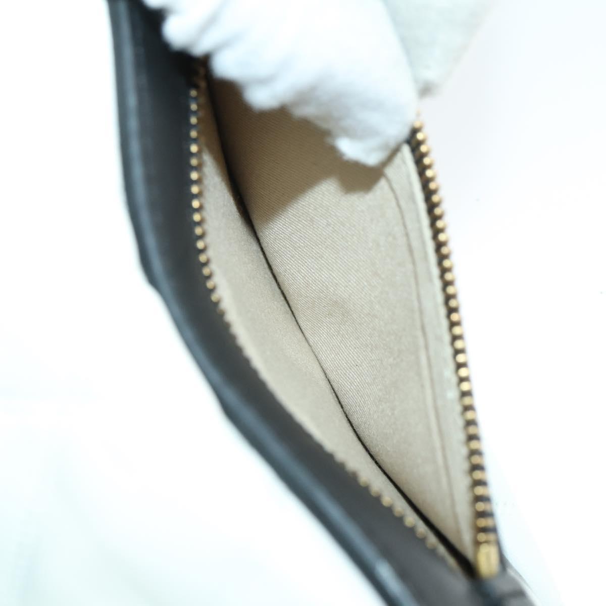 GIVENCHY Backpack Leather White Gold Auth BA10327