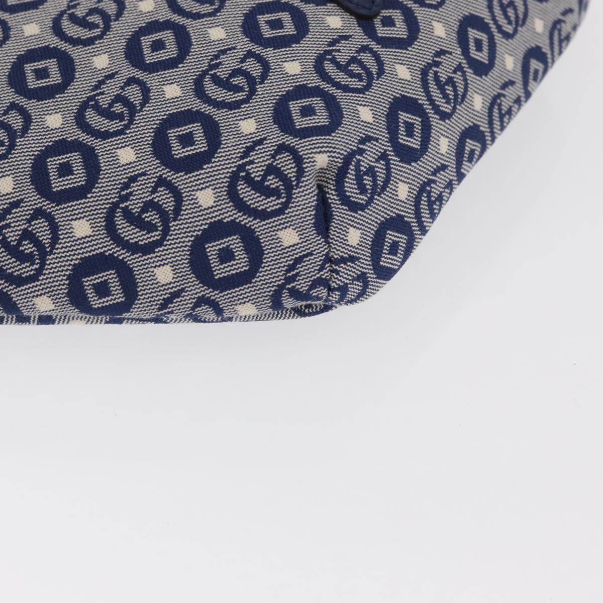 GUCCI Children's Sherry Line Waist bag Canvas Navy Red blue 502095 Auth BA10334