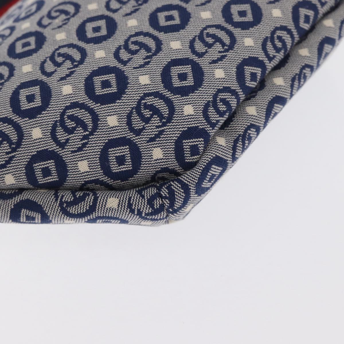 GUCCI Children's Sherry Line Waist bag Canvas Navy Red blue 502095 Auth BA10334