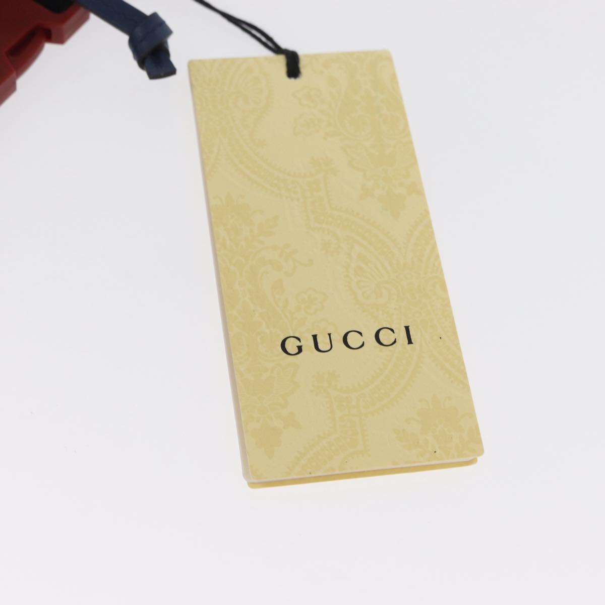 GUCCI Children's Sherry Line Waist bag Canvas Navy Red blue 502095 Auth BA10335