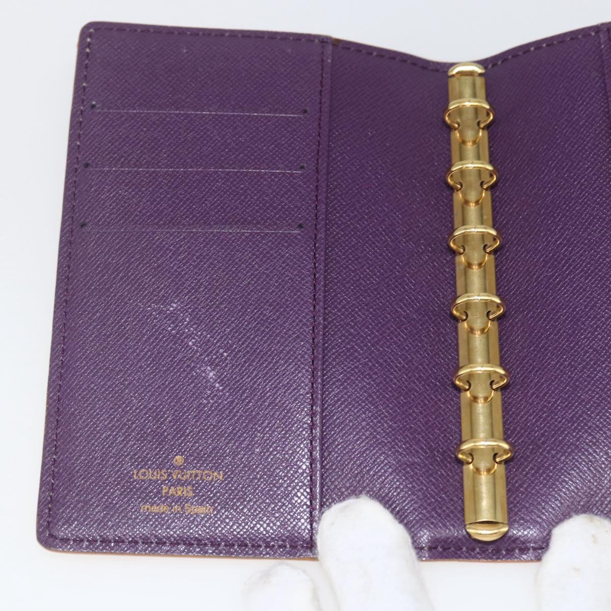 LOUIS VUITTON Epi Agenda PM Day Planner Cover Yellow R20059 LV Auth BA10348