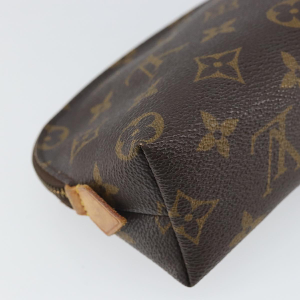 LOUIS VUITTON Monogram Pochette Cosmetic PM Cosmetic Pouch M47515 Auth BA10349