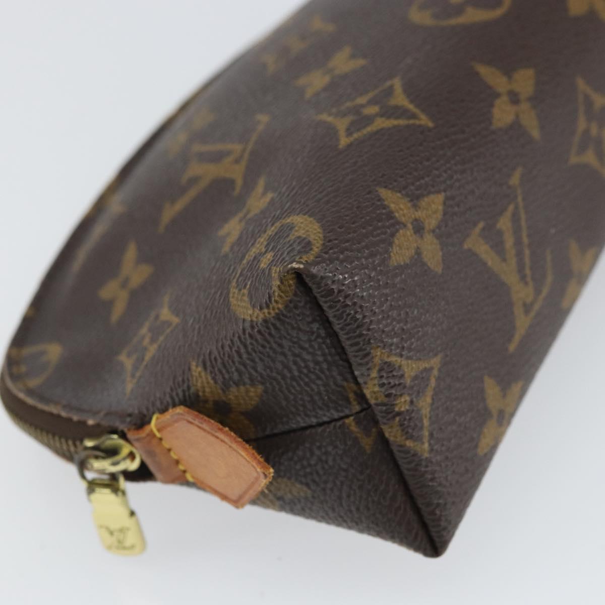LOUIS VUITTON Monogram Pochette Cosmetic PM Cosmetic Pouch M47515 Auth BA10349
